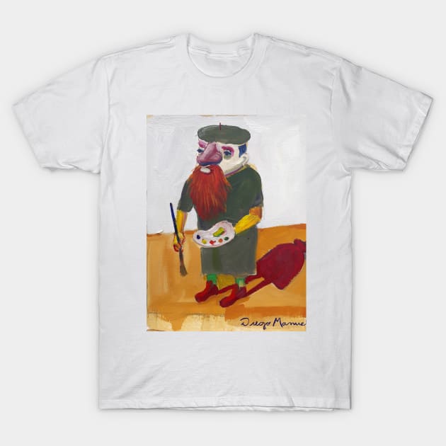 The painter, people from the neighborhood T-Shirt by diegomanuel